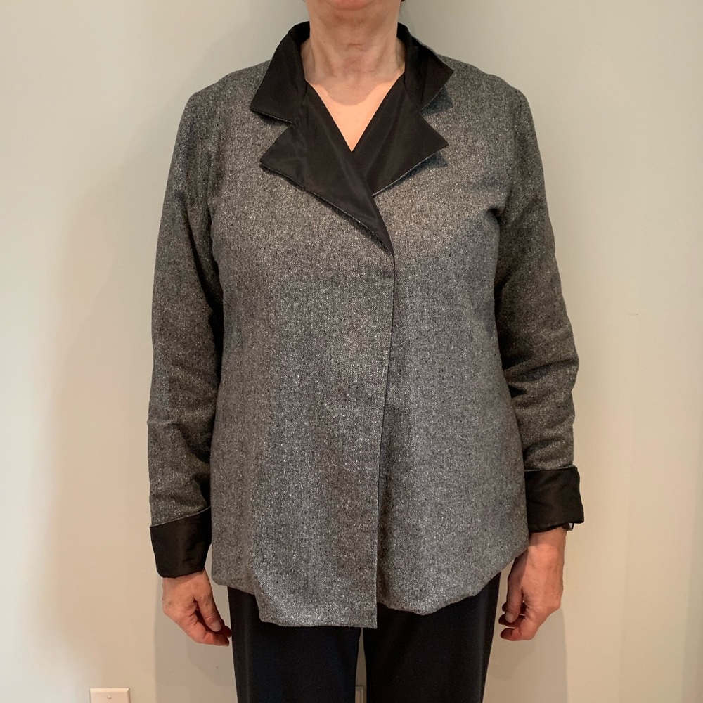 Sylvia Heisel tweed wool jacket, skirt and pants